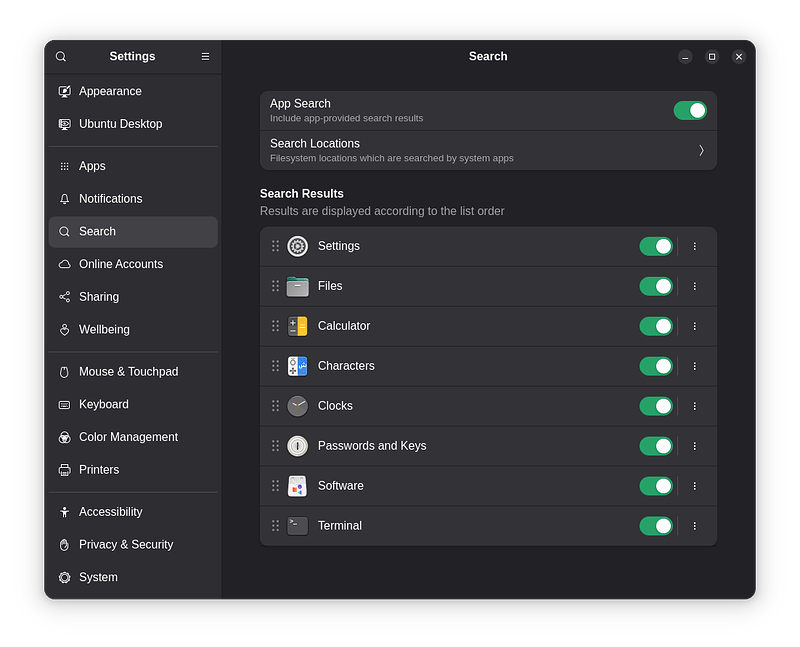 search-settings