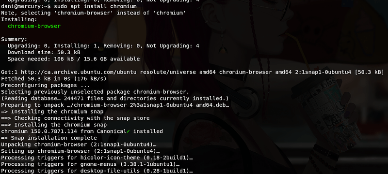 Why are there two different flows for when ''apt install xyz