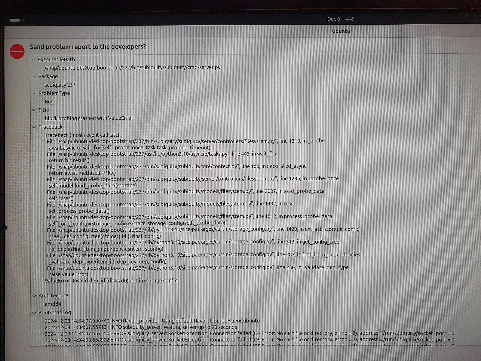 You are in emergency mode after logging - Failed to start default ...