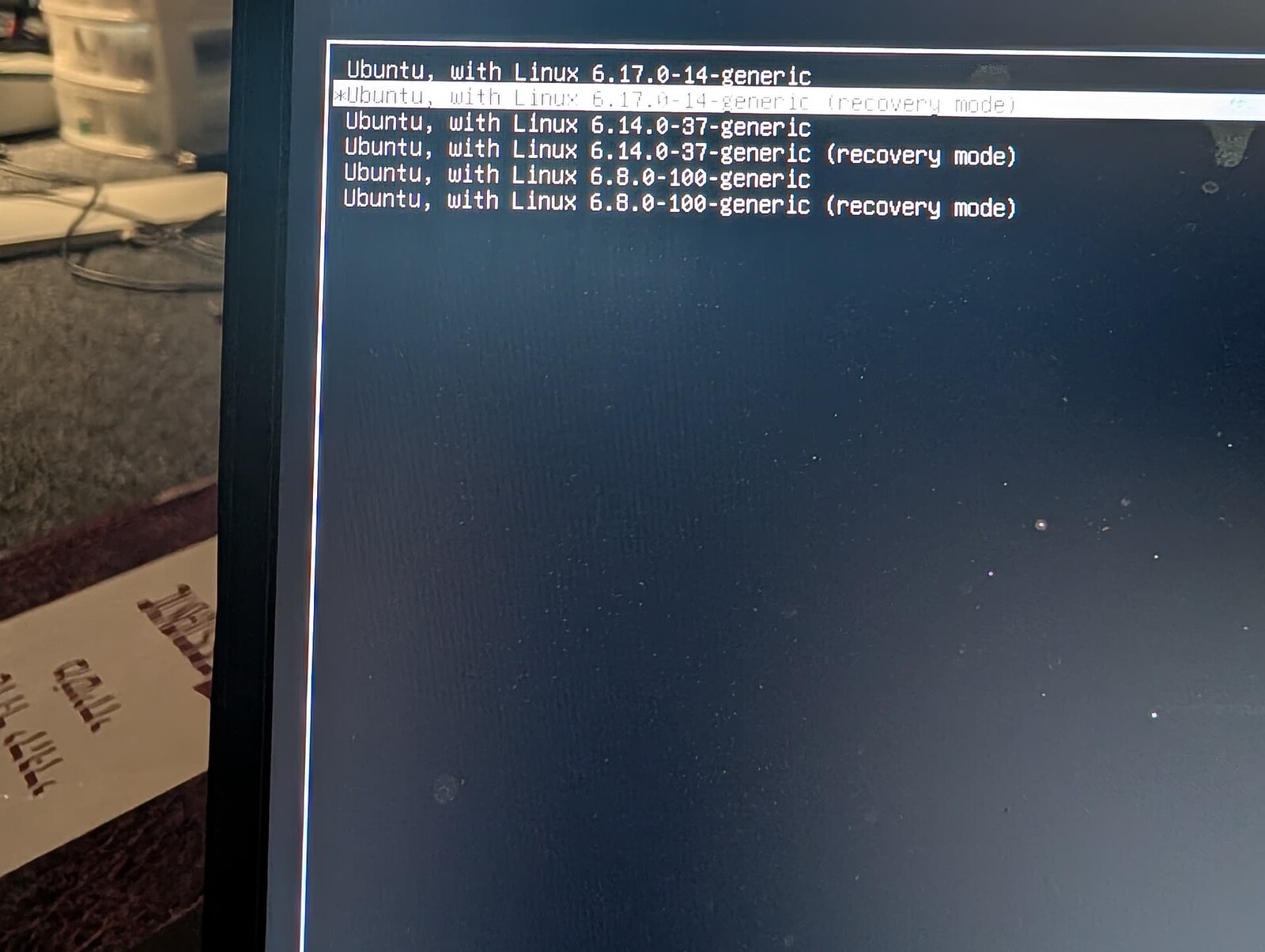 Won't boot after update - Support and Help - Ubuntu Community Hub