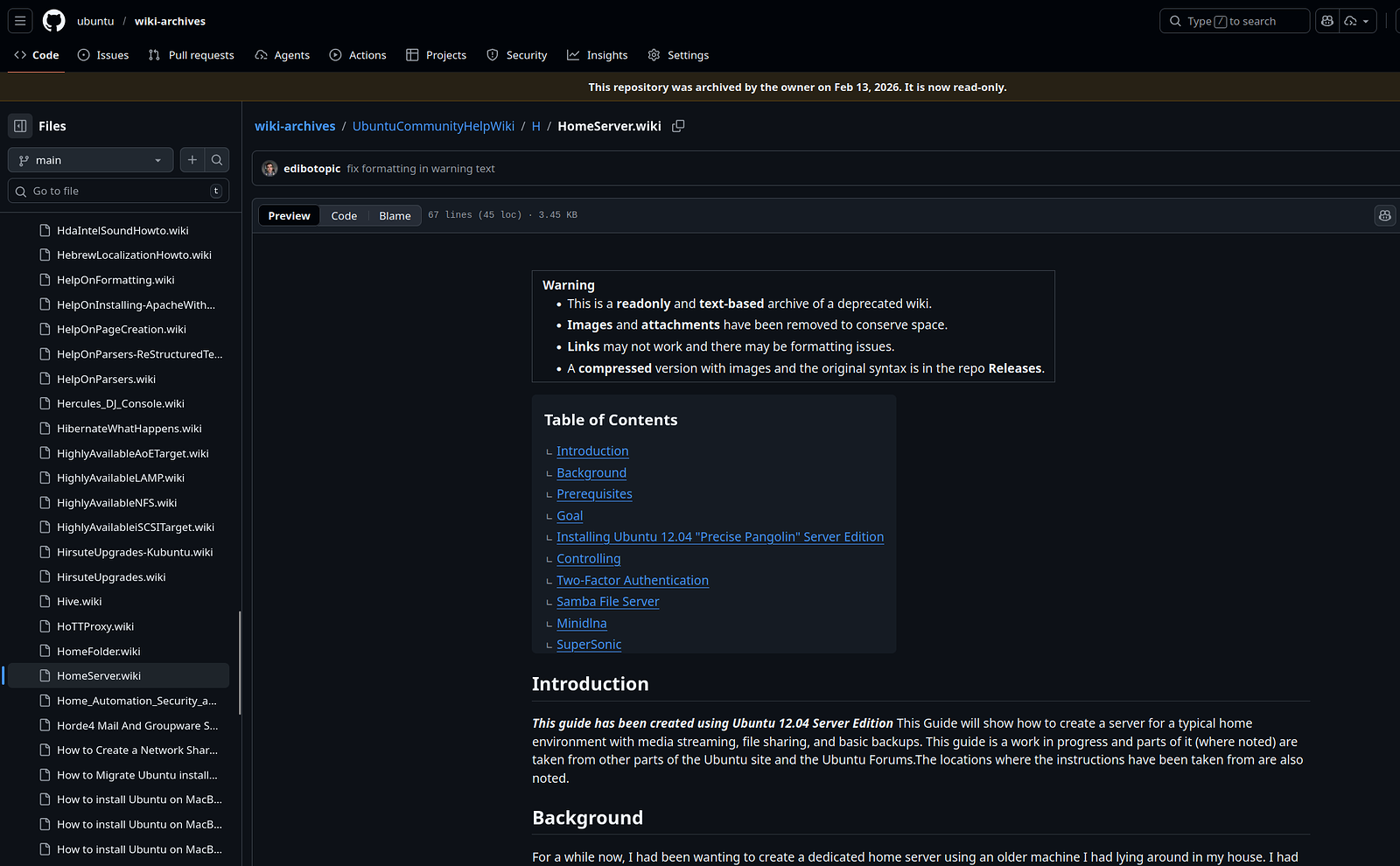 A new Ubuntu wiki, Part 4: Archiving - Community - Ubuntu Community Hub