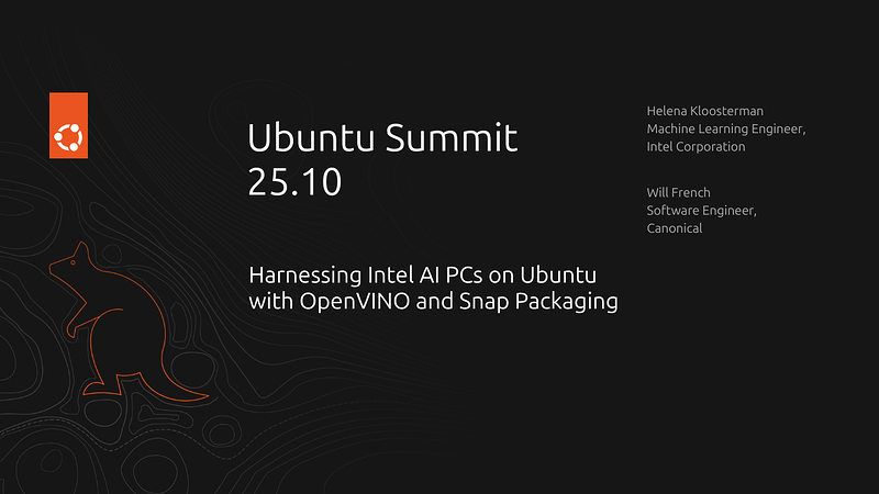 Harnessing Intel AI PCs on Ubuntu with OpenVINO and Snap Packaging