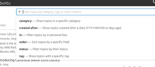 filter options after 1st click