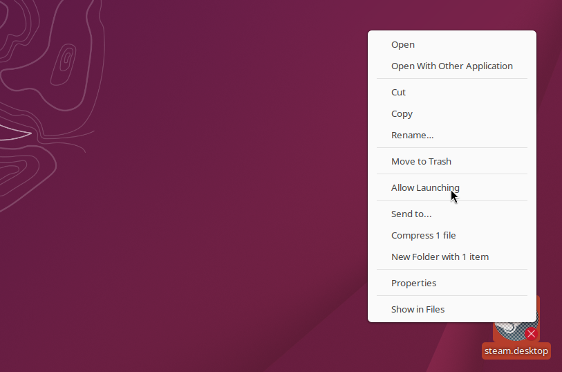 Desktop Launcher Settings