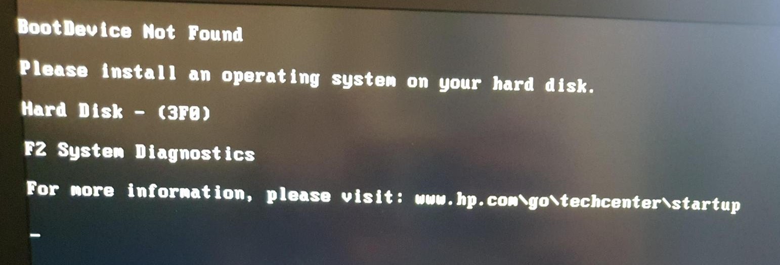 Request for help with installing Ubuntu on HP laptop - Support and Help ...