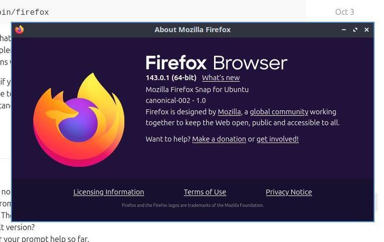 about Firefox