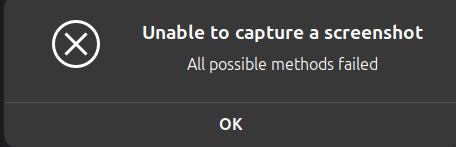 gnome-screenshot-error